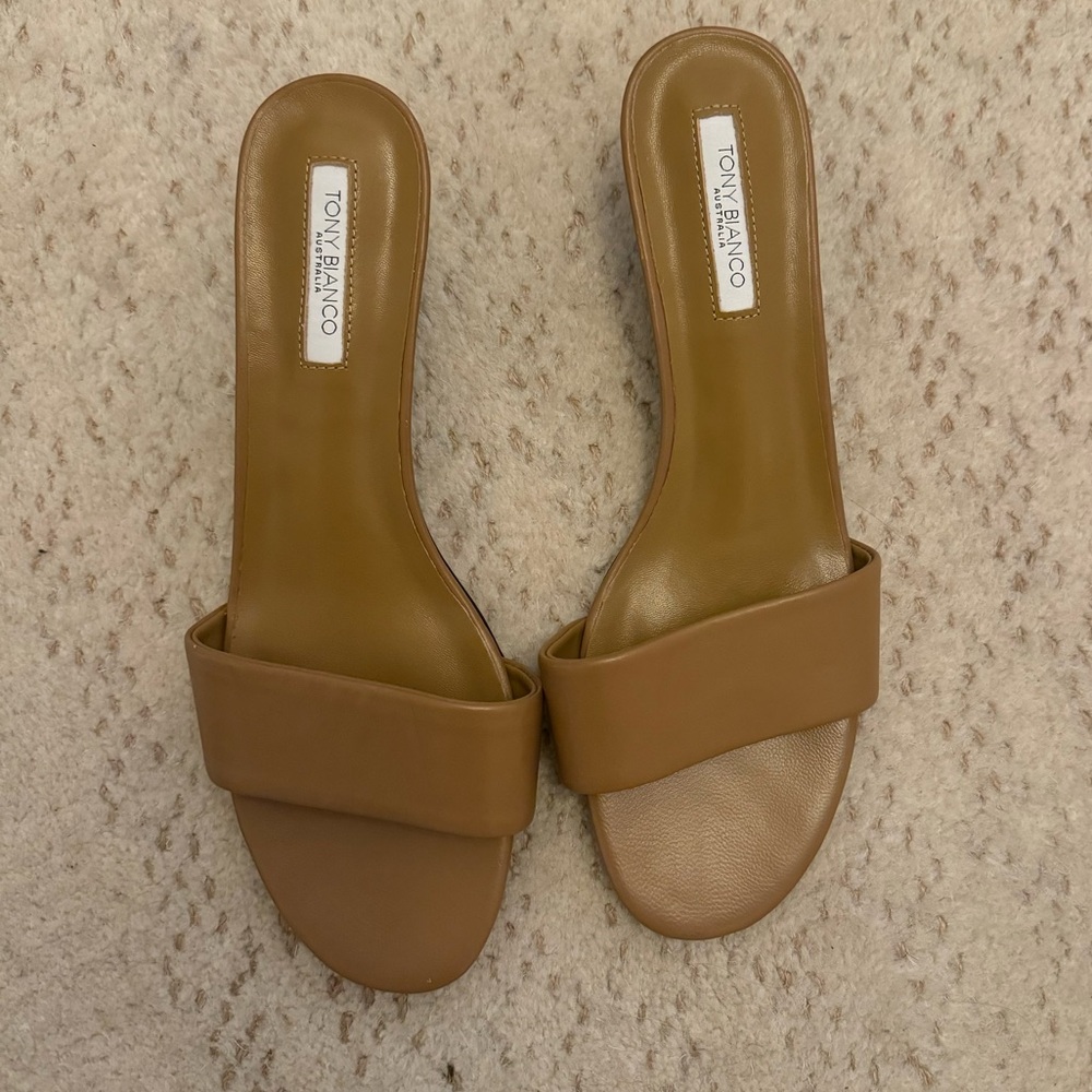 NWT Tony Bianco Penny Heel in Napa